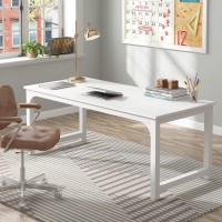 Tribesigns Modern Computer Desk 708 X 315 Inch Large Office Desk Computer Table Study Writing Desk Workstation For Home Offic