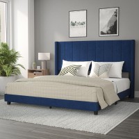 Bianca King Upholstered Platform Bed