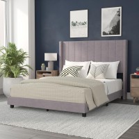 Bianca Queen Upholstered Platform Bed