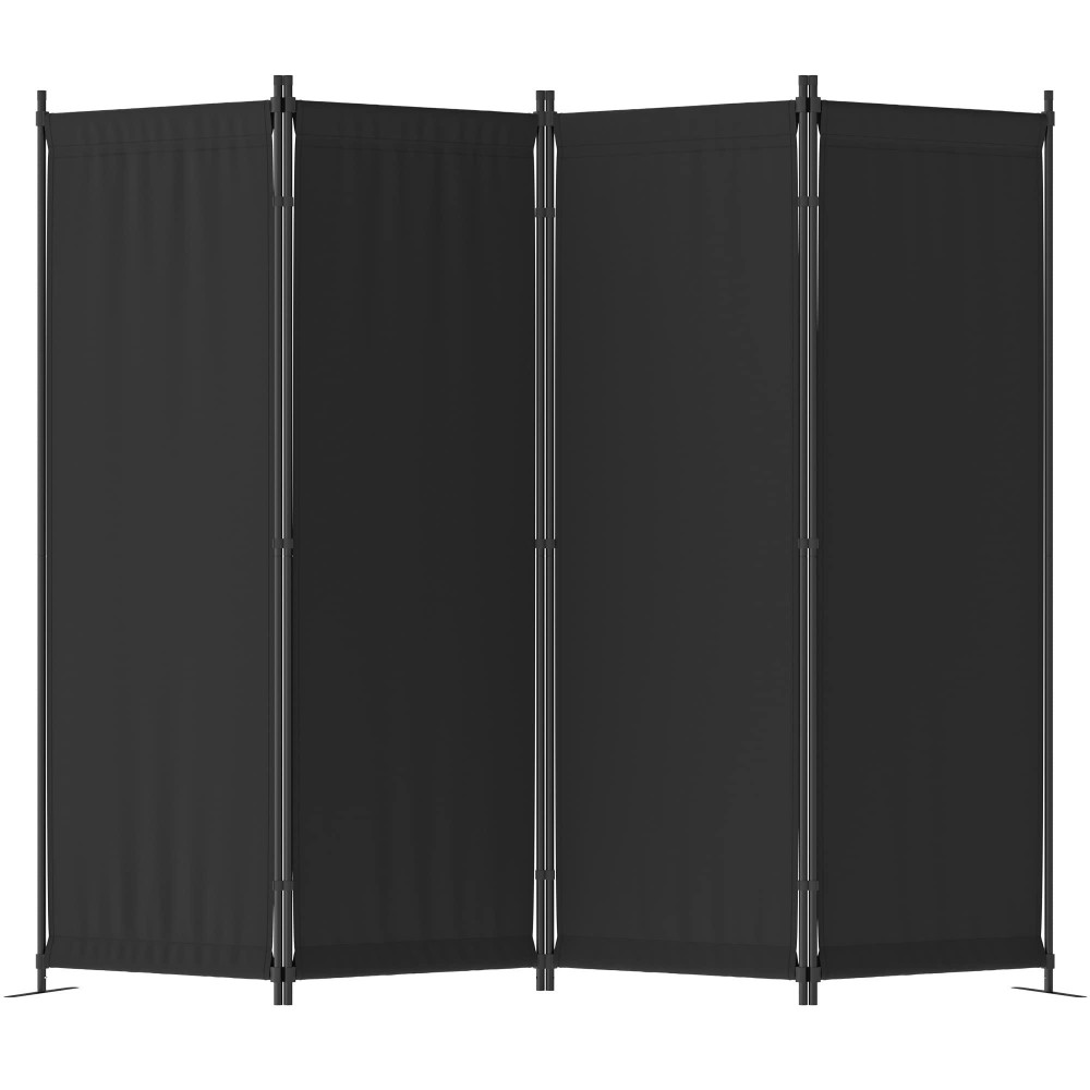 Morngardo Room Divider Folding Privacy Screens 4 Panel Room Partitions 88 Foldable Wall Dividers Portable Separating For H