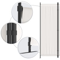 Morngardo Room Divider Folding Privacy Screens 4 Panel Room Partitions 88 Foldable Wall Dividers Portable Separating For H