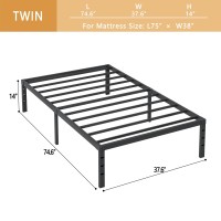 New Jeto Metal Bed Framesimple And Atmospheric Metal Platform Bed Frame Storage Space Under The Bed Heavy Duty Frame Bed Stur