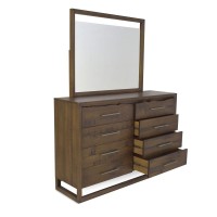 Lofton Eight Drawer Dresser and Mirror