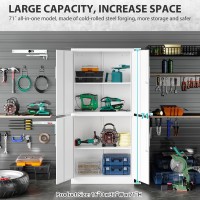 Metal Storage Cabinets With Doors And Shelves 71 Garage Storage Cabinet With Locking Doors Garage Storage Cabinets Adjustable