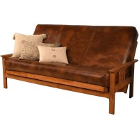 Kodiak Furniture Monterey Barbados Sofa With Brown Faux Leather Mattress