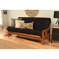 Kodiak Furniture Monterey Barbados Sofa With Suede Black Fabric Mattress