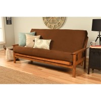 Kodiak Furniture Monterey Barbados Sofa With Suede Chocolate Fabric Mattress