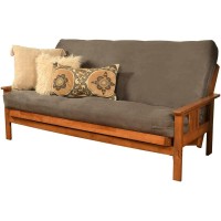 Kodiak Furniture Monterey Barbados Sofa With Suede Gray Fabric Mattress