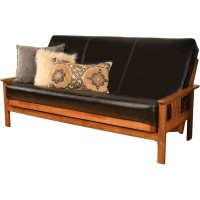 Kodiak Furniture Monterey Barbados Sofa With Black Faux Leather Mattress