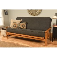 Kodiak Furniture Monterey Butternut Sofa With Charcoal Fabric Mattress