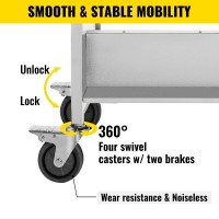 Vevor Book Cart, Library Cart 6-Shelf, Rolling Library Book Cart Double Sided W-Shaped Sloped Shelves With 4-Inch Lockable Wheels, For Home Shelves Office And School Book Truck In White