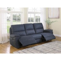 Variel Upholstered Tufted Motion Sofa