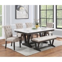 Furniture Dining Set, Beige