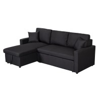 Lilola Home Paisley Sectional Black