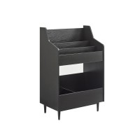 Liam Record Storage Stand Black