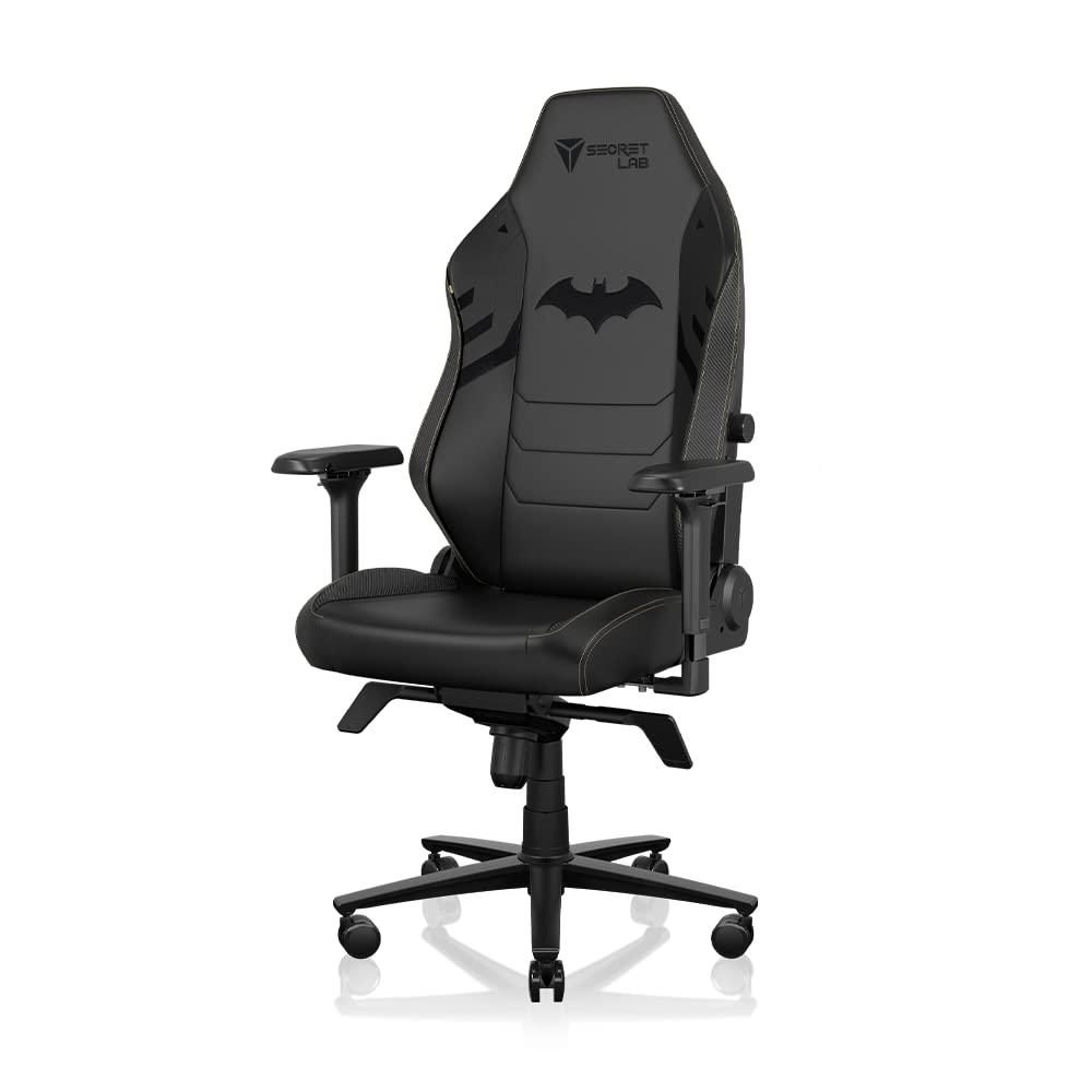 Secretlab Titan Evo Dark Knight Gaming Chair - Reclining, Ergonomic, Comfortable Computer Chair With 4D Armrests, Headrest & Lumbar Support - Regular - Black - Leatherette