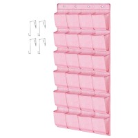 Pink Shoe Organizer Over The Door For Girls Women Kids Room Hanging Shoe Rack Organizer For Closet Door Zapateras Storage Holder