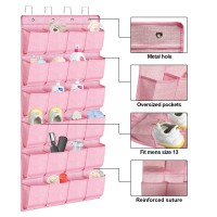 Pink Shoe Organizer Over The Door For Girls Women Kids Room Hanging Shoe Rack Organizer For Closet Door Zapateras Storage Holder