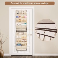 Fentec 2 Pack Over The Door Shoe Organizer Hanging Shoe Organizer Door Shoe Rack With Deep Pockets Shoe Holder Hanger For Clo