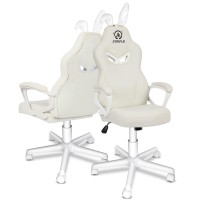 Joyfly White Gaming Chair Computer Gaming Chair For Girls Teens Kawaii Gamer Chair Pc Ergonomic Office Chair With Pu Dirtresi