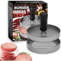 Uirio Burger Press Patty Maker Kitchen Mold Hamburger Press With 120 Parchment Papers Nonstick Sturdy And Easy To Use Mea