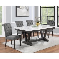 Furniture Dining Set, Gray