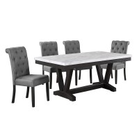 Furniture Dining Set, Gray