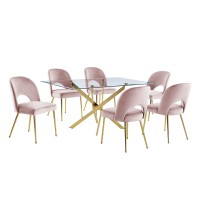 Furniture Dining Set, Pink