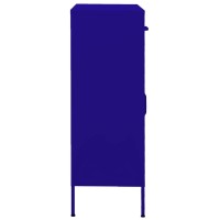 vidaXL Storage Cabinet Navy Blue 80x35x1015 cm Steel