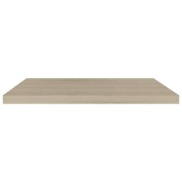 vidaXL Floating Wall Shelves 2 pcs Oak 80x235x38 cm MDF