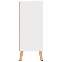 vidaXL Sideboard High Gloss White 60x30x72 cm Engineered Wood