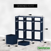 9 Cube Closet Organizers And Storage Includes All Storage Cube Bins Easy To Assemble Closet Storage Unit With Drawers Room