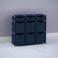 9 Cube Closet Organizers And Storage Includes All Storage Cube Bins Easy To Assemble Closet Storage Unit With Drawers Room