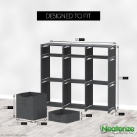 9 Cube Closet Organizers And Storage Includes All Storage Cube Bins Easy To Assemble Closet Storage Unit With Drawers Room