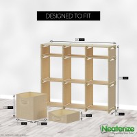 9 Cube Closet Organizers And Storage Includes All Storage Cube Bins Easy To Assemble Closet Storage Unit With Drawers Room