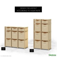 9 Cube Closet Organizers And Storage Includes All Storage Cube Bins Easy To Assemble Closet Storage Unit With Drawers Room