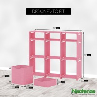 9 Cube Closet Organizers And Storage Includes All Storage Cube Bins Easy To Assemble Closet Storage Unit With Drawers Room