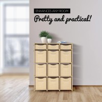 12 Cube Closet Organizers And Storage Includes All Storage Cube Bins Easy To Assemble Closet Storage Unit With Drawers Roo