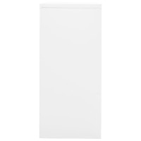 vidaXL Filing Cabinet White 90x46x103 cm Steel