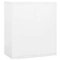 vidaXL Filing Cabinet White 90x46x103 cm Steel