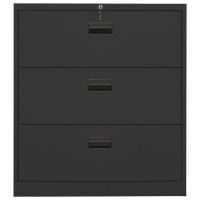 vidaXL Filing Cabinet Anthracite 354x181x406 Steel