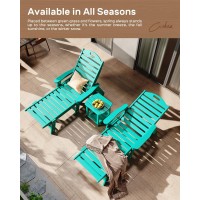 Ciokea Chaise Lounge Chair Outdoor With Wood Texture Adjustable 5Position Chaise Lounge Outdoor Patio Lounge Chair For Poolsi