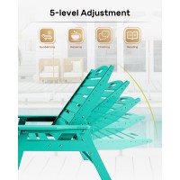 Ciokea Chaise Lounge Chair Outdoor With Wood Texture Adjustable 5Position Chaise Lounge Outdoor Patio Lounge Chair For Poolsi