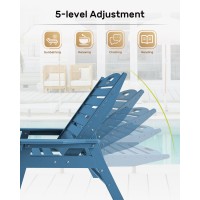 Ciokea Chaise Lounge Chair Outdoor With Wood Texture Adjustable 5Position Chaise Lounge Outdoor Patio Lounge Chair For Poolsi