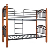 Better Home Products Lexus TwinTwin Black Metal Bunk Bed