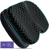 Xsiuyu Gel Cushion, Seat Cushion For Desk Chair, Chair Cushion For Back Pain, Coccyx Cushion, Office Chair Cushion, Seat Cushion For Car, Wheelchair Cushions. Computer Chair Cushion, Chair Pad