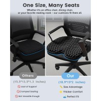 Xsiuyu Gel Cushion, Seat Cushion For Desk Chair, Chair Cushion For Back Pain, Coccyx Cushion, Office Chair Cushion, Seat Cushion For Car, Wheelchair Cushions. Computer Chair Cushion, Chair Pad