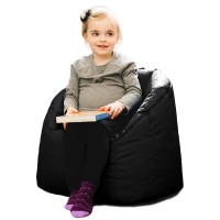 Big Joe Milano Kids Smartmax Black Beanbag Chair