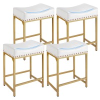 Flyzc Bar Stools Set Of 4 Counter Height, 24