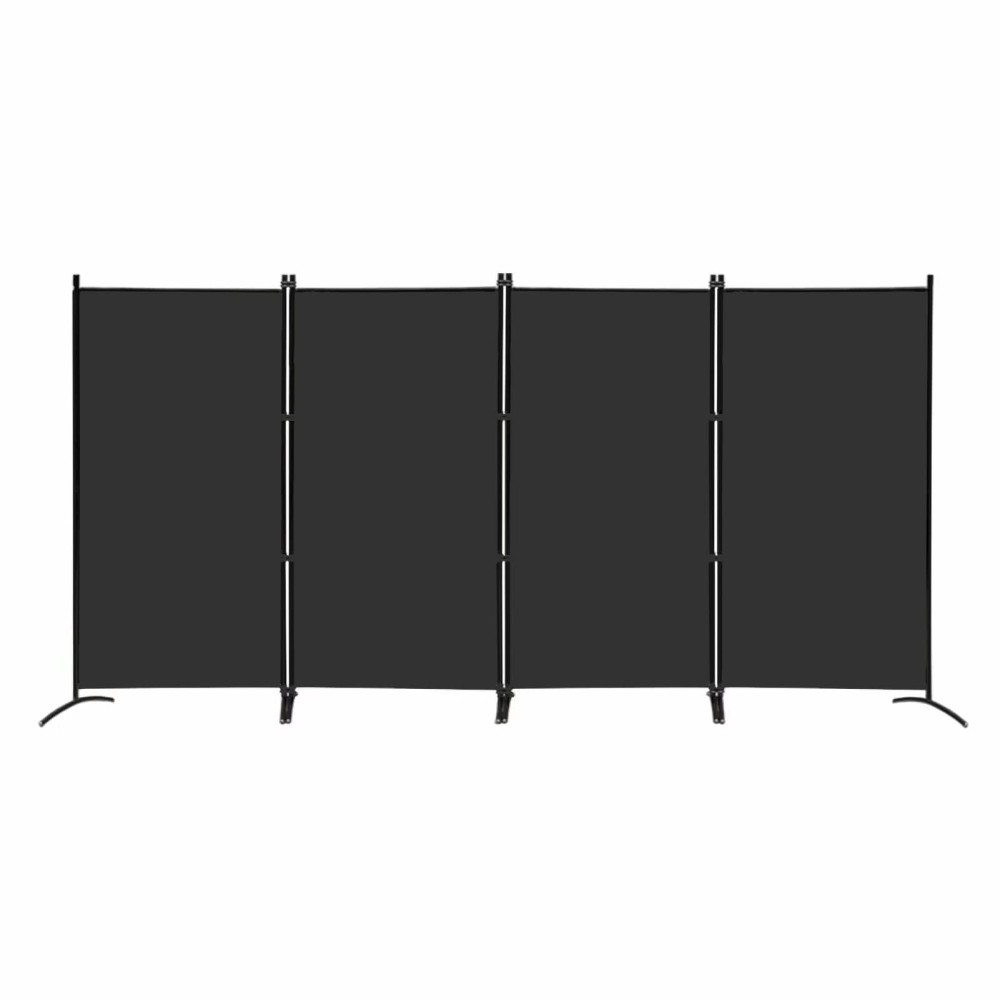 4 Panel Privacy Screen Room Dividers 6Ft Tall Portable Office Wall Divider For Rooms Separator 136